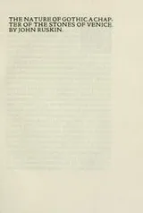 Cover of The nature of Gothic