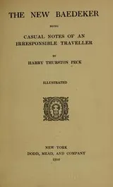 Cover of The new Baedeker