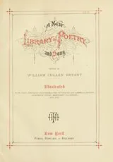 Cover of A new library of poetry and song