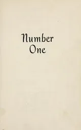 Cover of Number one