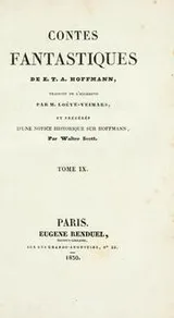 Cover of Oeuvres de E.-T.-A. Hoffmann