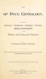 Cover of The Op Dyck genealogy