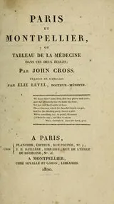 Cover of Paris et Montpellier