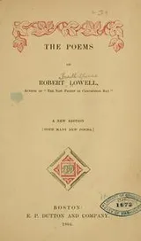 Cover of The poems of Robert Lowell  ..
