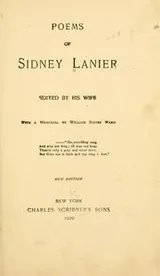 Cover of Poems of Sidney Lanier