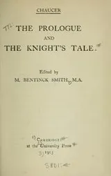 Cover of The prologue and The knight's tale