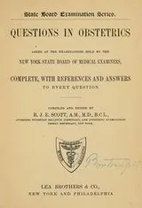 Cover of Questions in obstetrics
