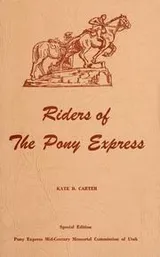 Cover of Riders of the pony express