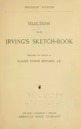 Cover of Selections from Irving's Sketch-book