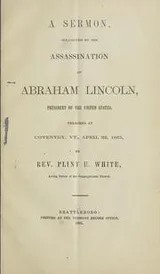 Cover of A sermon