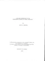 Cover of A sex-role orientation to the interpersonal meaning of sexual experience