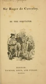 Cover of Sir Roger de Coverley
