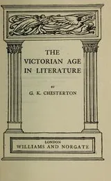 Cover of The Victorian age in literature