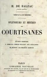 Cover of Splendeurs et misères des courtisanes