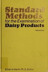 Cover of Standard methods for the examination of dairy products