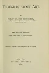 Cover of Thoughts about art