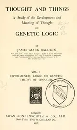Cover of Thought and things
