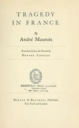Cover of Tragédie en France