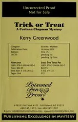 Cover of Trick or treat (A Corinna Chapman Mystery # 4)