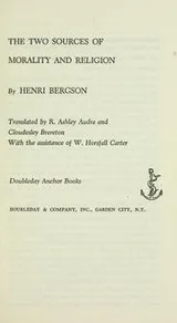 Cover of The two sources of morality and religion