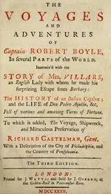 Cover of The voyages and adventures of Captain Robert Boyle, in several parts of the world