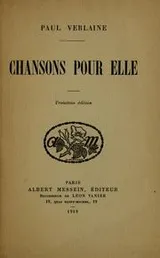 Cover of Chansons pour elle