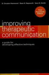 Cover of Improving therapeutic communication