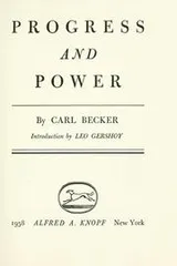 Cover of Progress and power