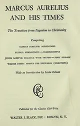 Cover of Marcus Aurelius and his times