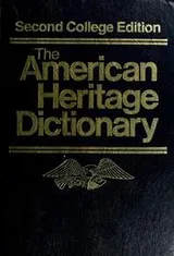 Cover of The American Heritage dictionary