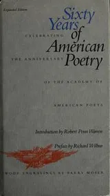 Cover of Sixty years of American poetry