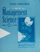 Cover of Instructor's solution manual