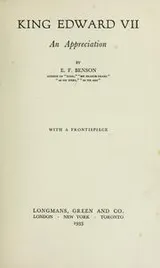 Cover of King Edward VII