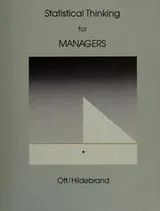 Cover of Statistical thinking for managers