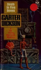 Cover of Death in five boxes
