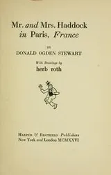 Cover of Mr. & Mrs. Haddock in Paris, France