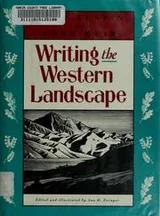 Cover of Writing the Western landscape