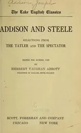 Cover of Addison and Steele