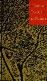 Cover of Thoreau on man & nature