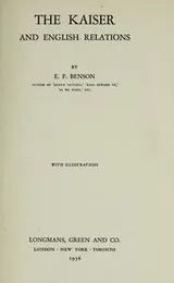 Cover of The Kaiser and English relations