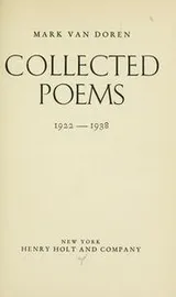 Cover of Collected poems, 1922-1938