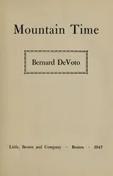 Cover of Mountain time