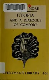 Cover of Utopia and A dialogue of comfort