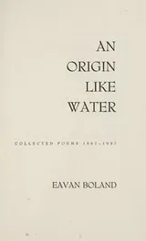 Cover of An origin like water