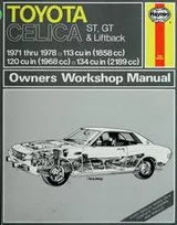 Cover of Toyota Celica owners workshop manual