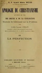 Cover of Apologie du christianisme au point de vue des moeurs & de la civilisation