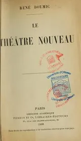 Cover of Le théâtre nouveau