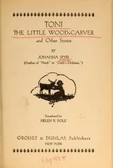 Cover of Toni, the Little Wood-Carver