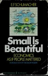 Cover of Small Is Beautiful