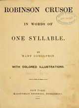 Cover of Robinson Crusoe in words of one syllable